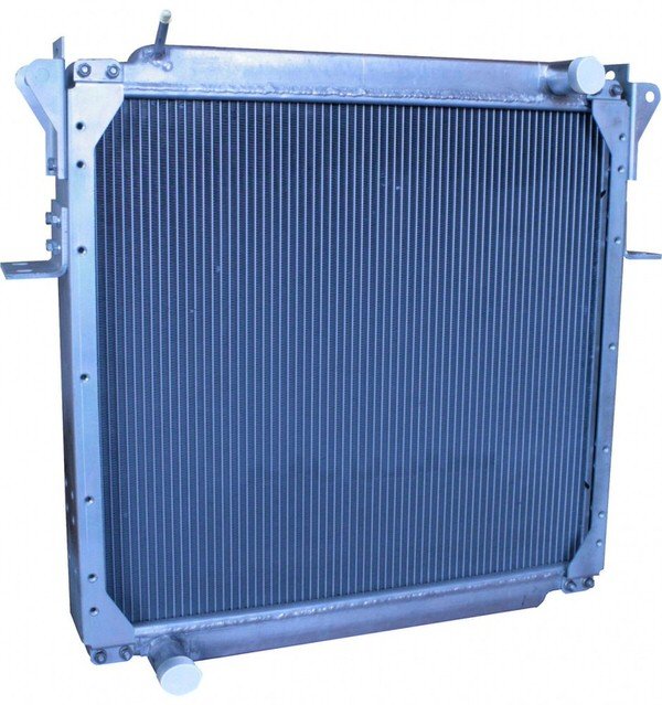 Радиатор охлаждения алюминиевый МАЗ-Зубренок 437030А-1301010 двс Д245.9,245.30, 245.35; Cummins  2-рядный Nocolok  ШААЗ